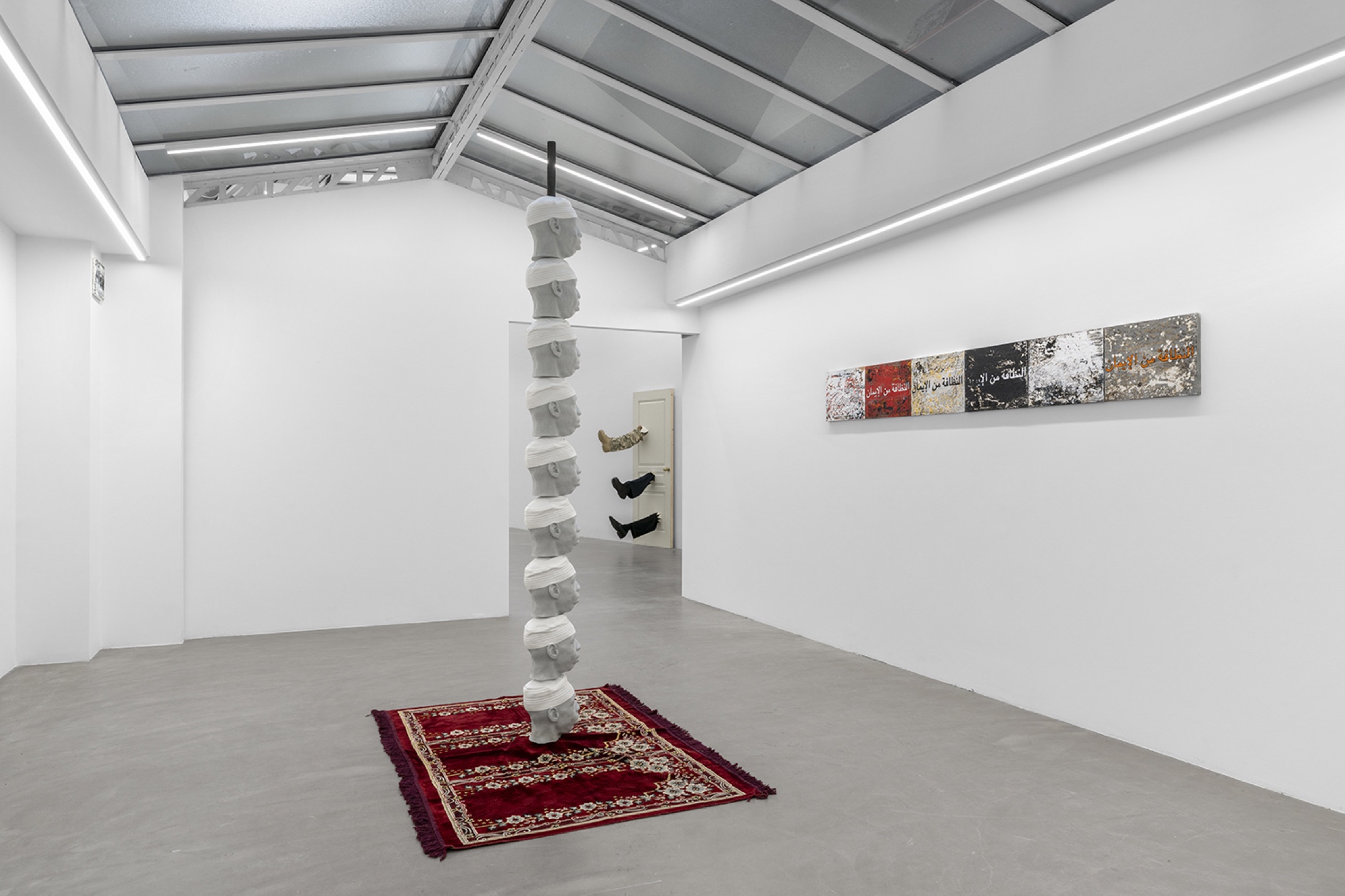 Installation view of System Structures, Bremond Capela, Paris, France, 2026